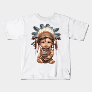 Native American Baby Boy Kids T-Shirt